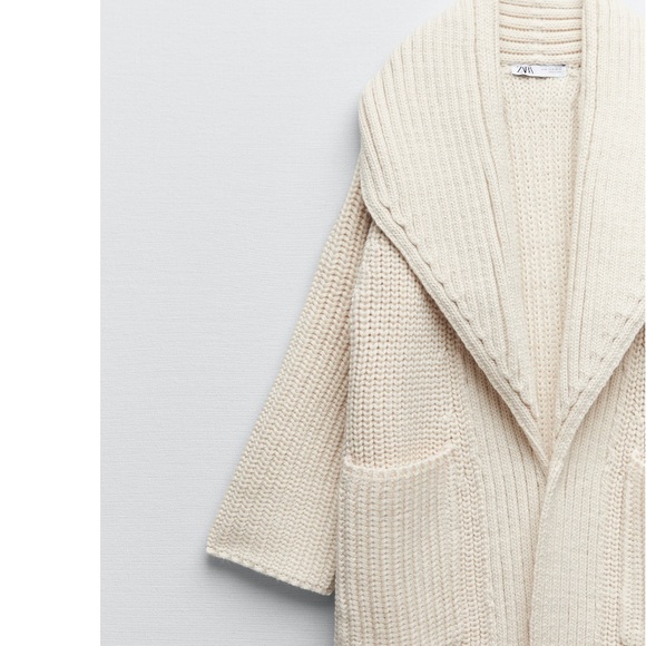 LAST 1️⃣—NWT Zara Limited Edition Knit Coat - Picture 9 of 11